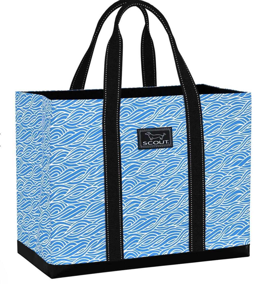 NWT Scout Original Deano Tote Bag Flow Rida Blue White Black READ